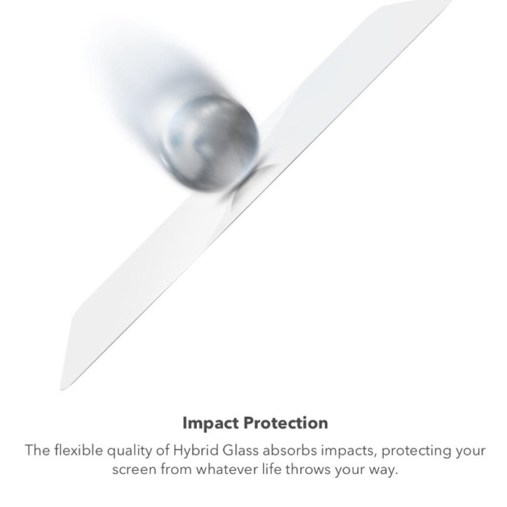 💜 iPhone8Plus/7Plus/6sPlus/6Plus InvisibleShield Hybrid Glass Screen Protector - Picture 9 of 14